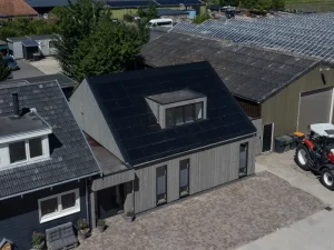 Prefab aanbouw aan een bestaande woning