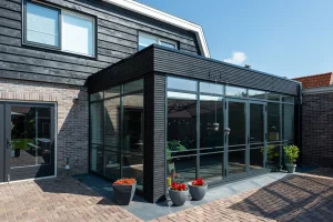 Aanbouw aan een bestaande woning, uitgevoerd door R&H Beers